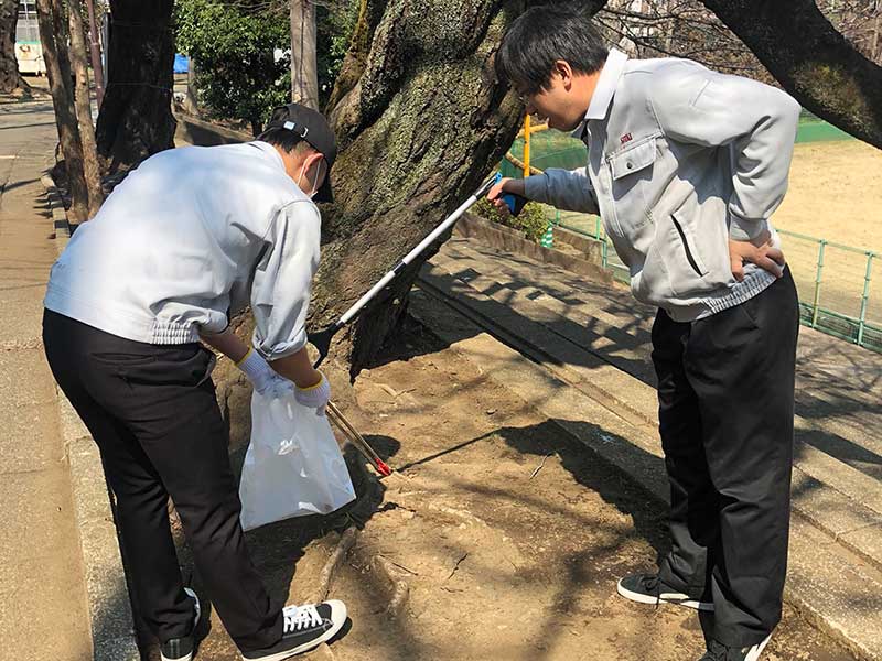 近隣清掃活動
